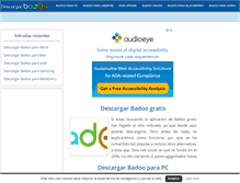 Tablet Screenshot of descargarmovil.com